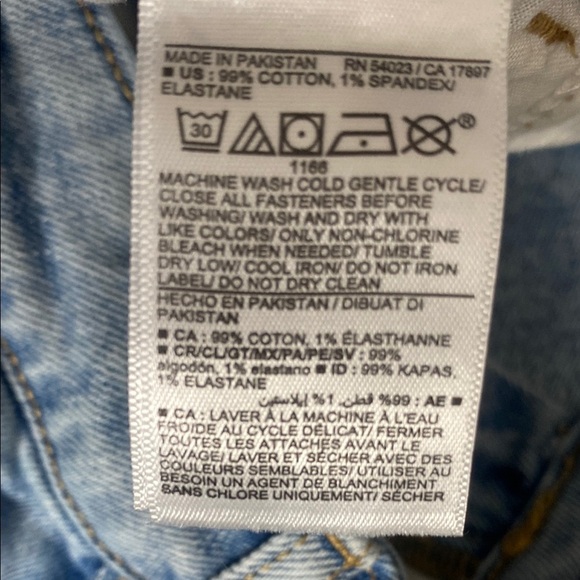 Old Navy Higher High Rise Nicky Flare Jean Raw Edge Hem Light wash Size 8 - Picture 14 of 15